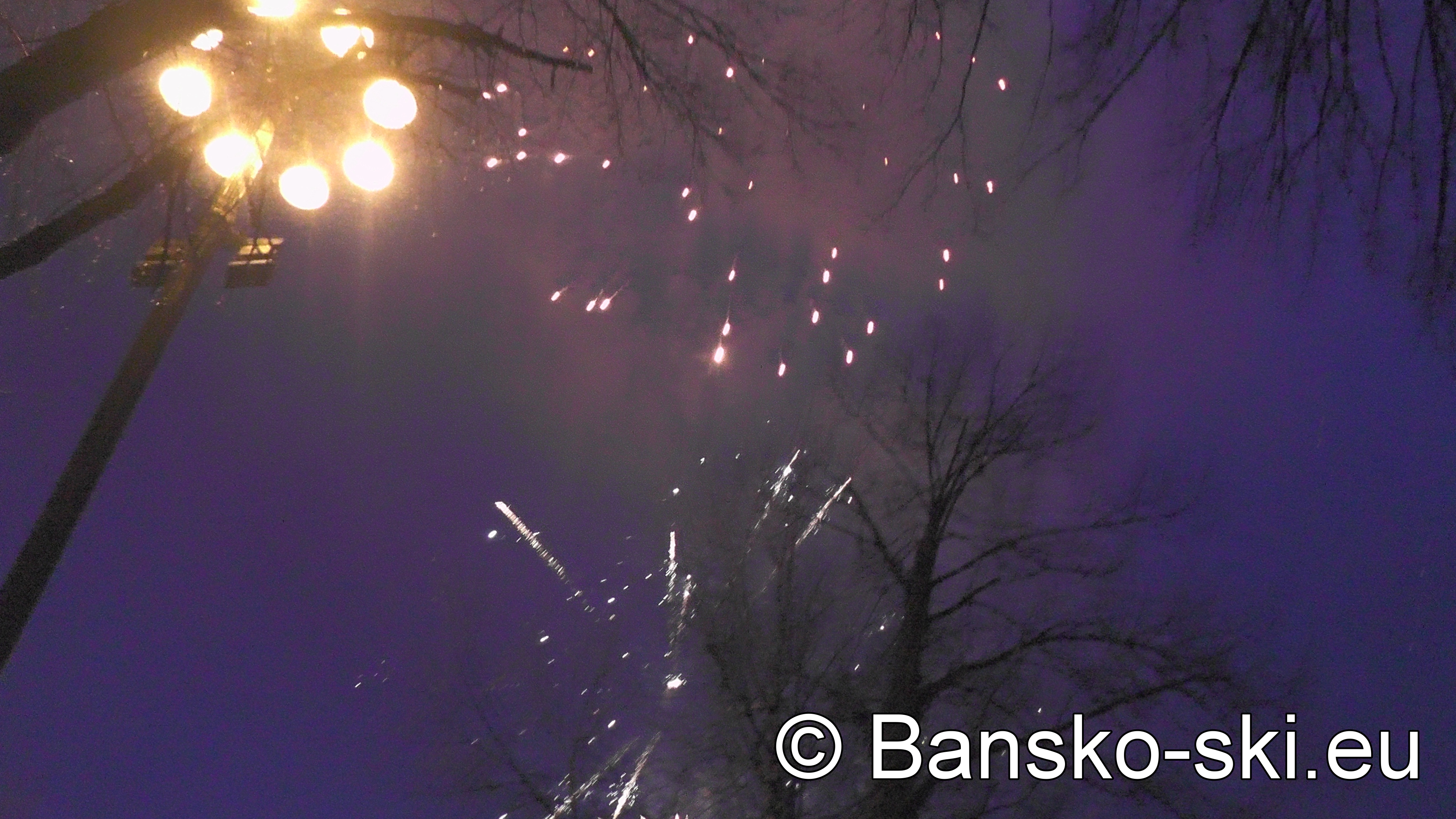 fireworks in Bansko